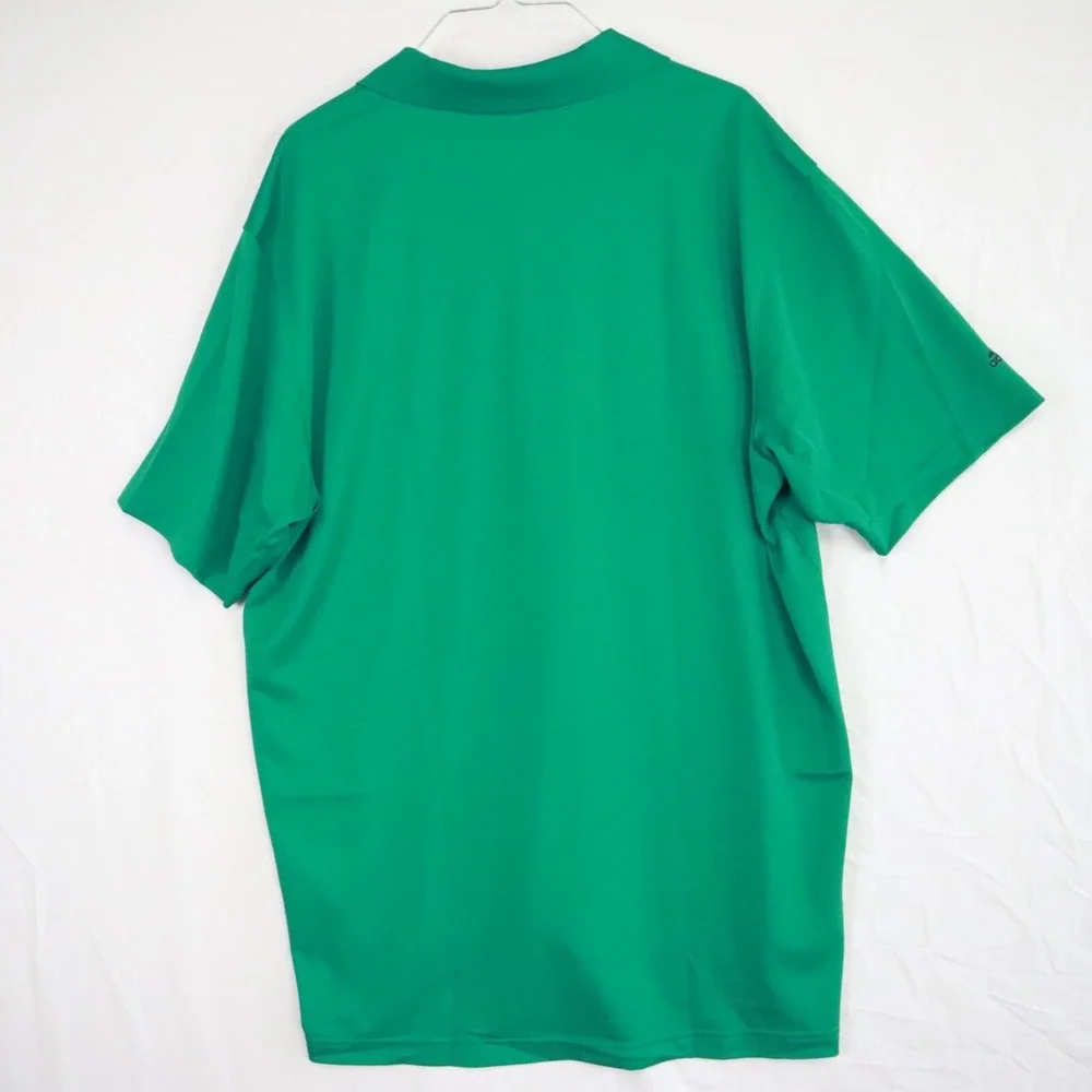 Adidas Golf Polo Shirt Mens XL Climalite‎ Performance Green Short Sleeve NWT